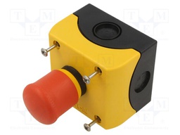 Control cassette; RMQ-Titan; No.of butt: 1; mushroom; IP66; NC