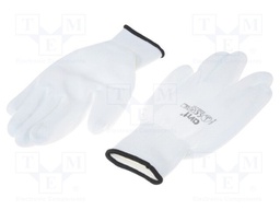 Protective gloves; Size: L; white