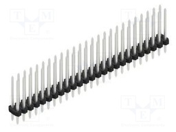 Connector: pin strips; pin header; male; PIN: 50; 2mm; THT; 2x25