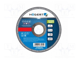 Cutting wheel; Ø: 115mm; Øhole: 22.23mm; Disc thick: 1mm; corundum