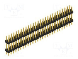 Connector: pin strips; pin header; male; PIN: 54; 2mm; THT; 2x27