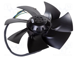 Fan: AC; axial; 230/400VAC; Ø251x74mm; 1830m3/h; 69dBA; ball; IP44