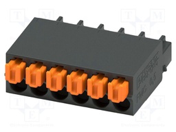 PCB connector, nominal cross section: 0.5 mm?, color: black,
