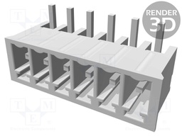 Pluggable terminal block; 3.5mm; ways: 6; angled; socket; male