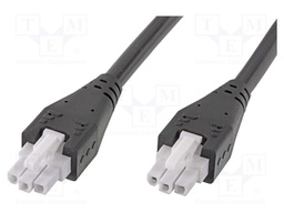 Cable: Mini-Fit Jr.- Mini-Fit Jr; female; PIN: 3; Len: 0.18m; 6A