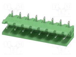 PCB headers, nominal cross section: 2.5 mm?, color: green, n