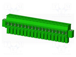 Connector: pluggable terminal block; plug; female; angled 90°