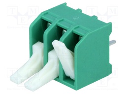 PCB terminal block; straight; 5mm; ways: 3; on PCBs; 0.5mm2; tinned