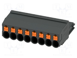 PCB connector, nominal cross section: 4 mm2, color: black, n
