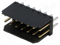 Socket; wire-board; male; DUBOX; 2.54mm; PIN: 14; THT; 3A; Layout: 2x7