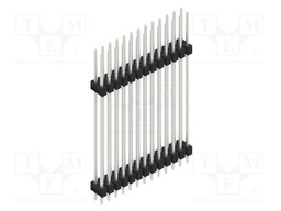 Connector: pin strips; pin header; male; PIN: 26; 2.54mm; THT; 2x13