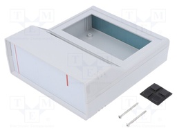Enclosure: desktop; CAB PULPIT; X: 154mm; Y: 173mm; Z: 61mm; ABS