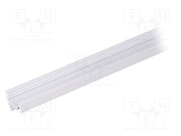 Profiles for LED modules; white; 1m; CORNER10; aluminium