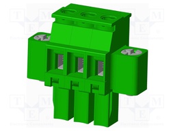 Connector: pluggable terminal block; plug; female; angled 90°