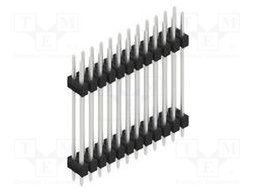 Connector: pin strips; pin header; male; PIN: 24; 2.54mm; THT; 2x12