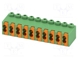 PCB connector, nominal cross section: 0.5 mm?, color: green,