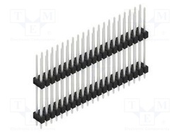 Connector: pin strips; pin header; male; PIN: 42; 2.54mm; THT; 2x21