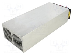 Heatsink: extruded; grilled; universal; aluminium; L: 300mm; H: 74mm