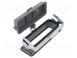 Enclosure: for HDC connectors; size D24B; with double latch