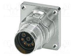 Connector: M17; socket; M17 PRO; PIN: 8; 60V; 8A; IP67; crimped