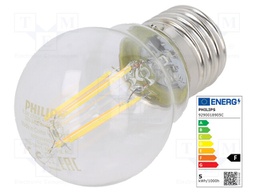 LED lamp; warm white; E27; 230VAC; 470lm; 4.3W; 2700K; CRImin: 80