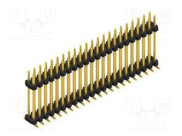 Connector: pin strips; pin header; male; PIN: 44; 2mm; SMT; 2x22
