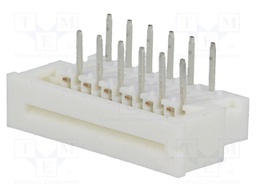 Connector: FFC (FPC); angled 90°; PIN: 12; THT; 200V; 1A; tinned
