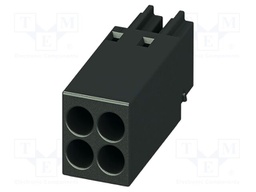 PCB connector, nominal cross section: 0.75 mm?, color: black