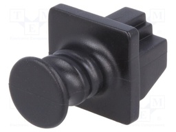 Protection cap; Colour: black; push-in; Application: RJ45 sockets