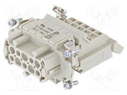 Han E AV 10 Pos. F Insert Term Block Lef