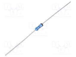 Resistor: thin film; THT; 180kΩ; 600mW; ±5%; Ø2.5x6.5mm; 50ppm/°C