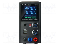 Laboratory power supply: standard; single-channel; 0÷24VDC; 0÷1A