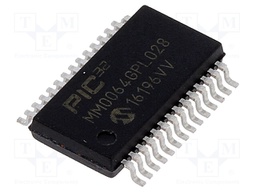 PIC microcontroller; Memory: 64kB; SRAM: 16kB; 2÷3.6VDC; SMD
