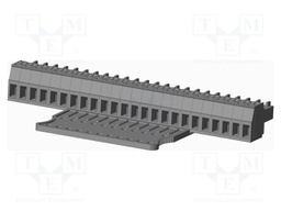 Connector: pluggable terminal block; plug; female; straight; grey