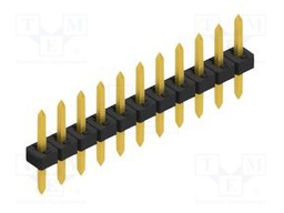 Connector: pin strips; pin header; male; PIN: 11; 2mm; THT; 1x11