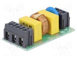 Filter: anti-interference; 250VAC; 0.22uF; 500uH; Ioper.max: 4A