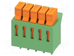 PCB terminal block, nominal current: 5 A, rated voltage (III