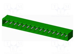 Connector: pluggable terminal block; socket; male; angled 90°