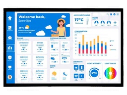 Display: TFT; 12.1"; 1280x800; Illumin: LED; RGB; 850cd/m2; 7÷14VDC