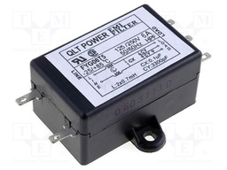 Filter: anti-interference; 250VAC; Cx: 100nF; Cy: 3.3nF; 0.7mH