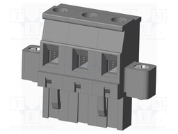 Connector: pluggable terminal block; plug; female; angled 90°