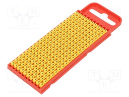 Markers for cables and wires; 2÷2.8mm; polyamide; push-in; L: 3mm