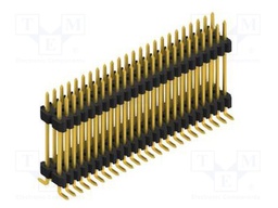 Connector: pin strips; pin header; male; PIN: 48; 1.27mm; SMT; 2x24