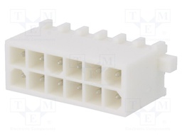 Socket; wire-board; male; Mini Universal MATE-N-LOK; 4.14mm; THT