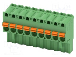 PCB connector, nominal cross section: 2.5 mm?, color: green,