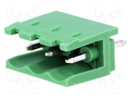 Pluggable terminal block; 5mm; ways: 3; straight; socket; male