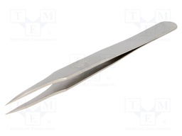 Tweezers; 115mm; for precision works; Blades: straight,narrow