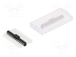 Connector: pin strips; pin header; male; PIN: 28; 2.54mm; SMT; 2x14