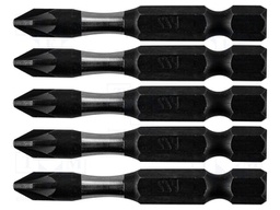 Screwdriver bit; Pozidriv®; Kind: impact; Overall len: 50mm; 5pcs.