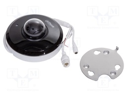 IP CCTV camera; PTZ; 4Mpx; Dim: Ø128x65.7mm; IP66; white-black